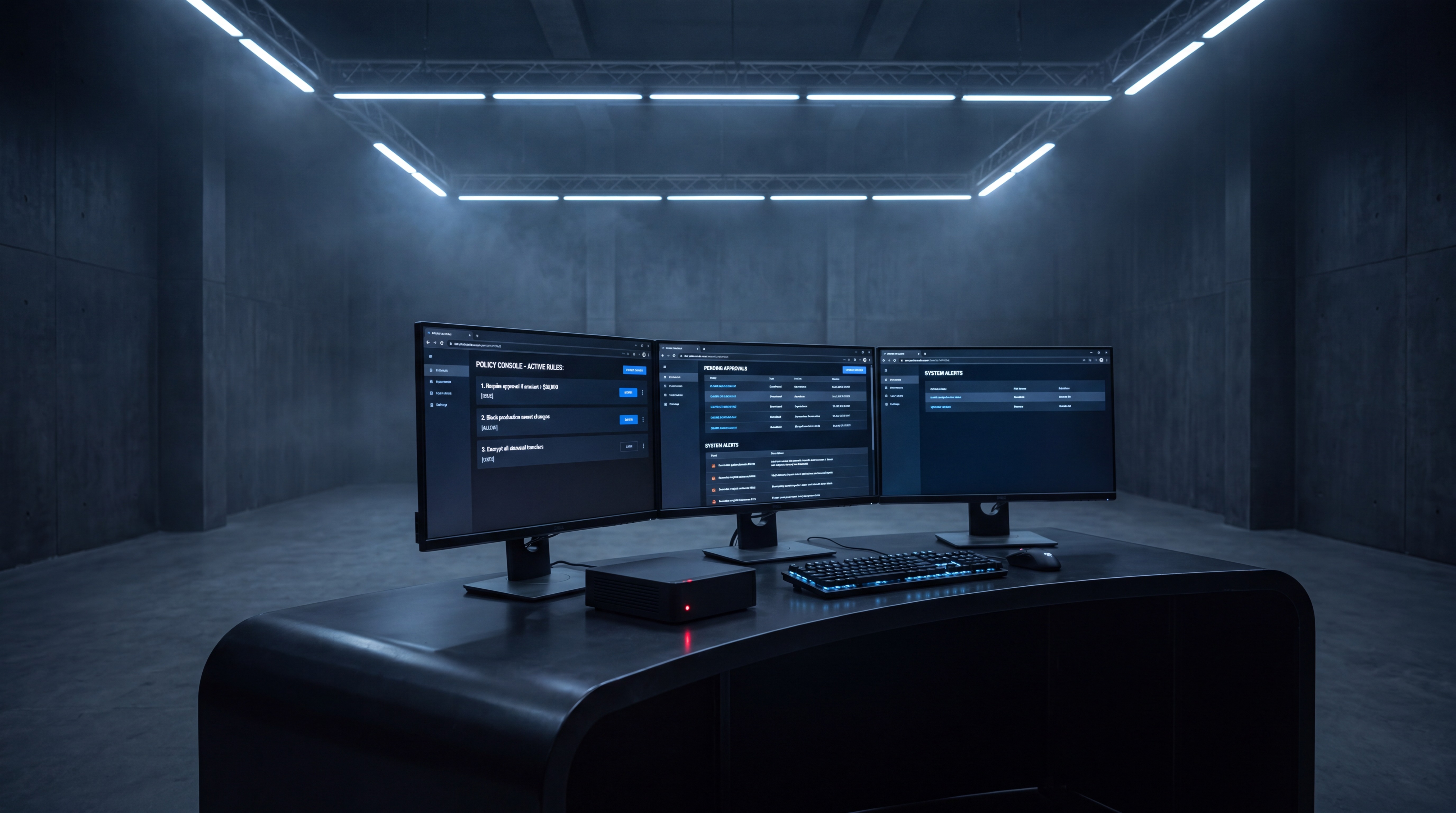 Policy console